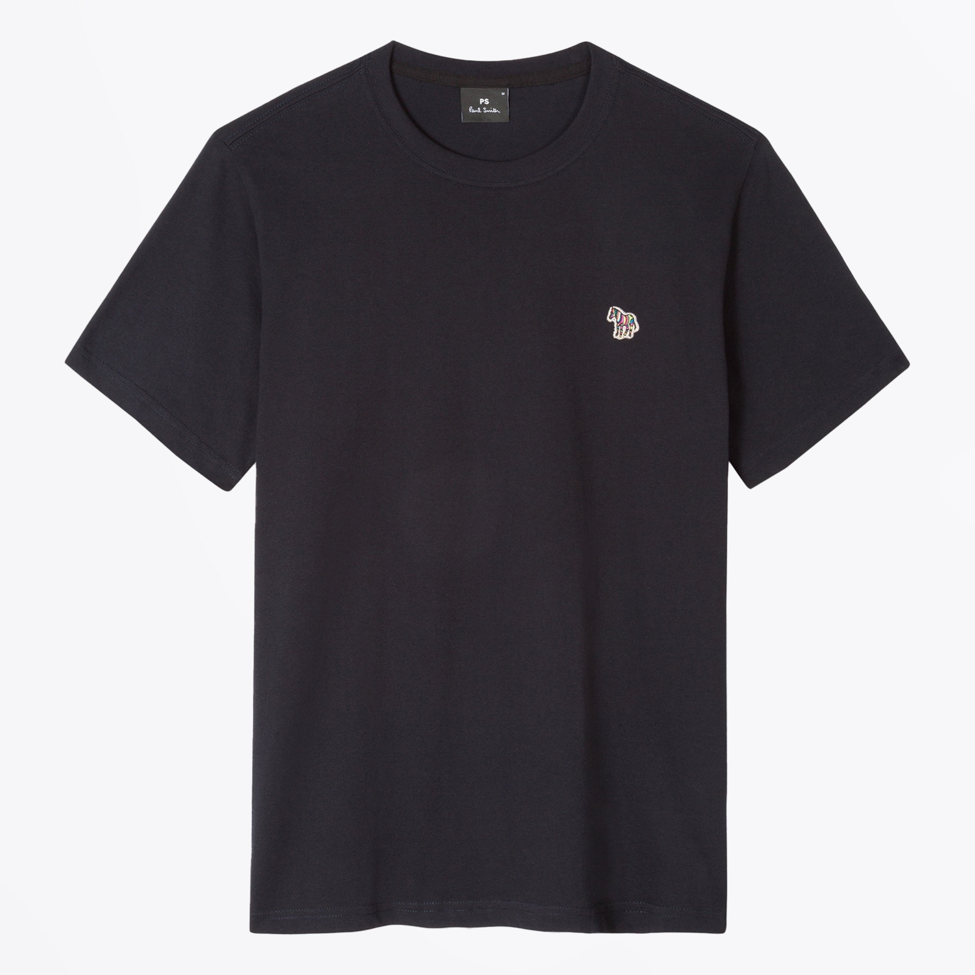 Paul Zebra Badge Reg Fit T-Shirt - Dark Navy