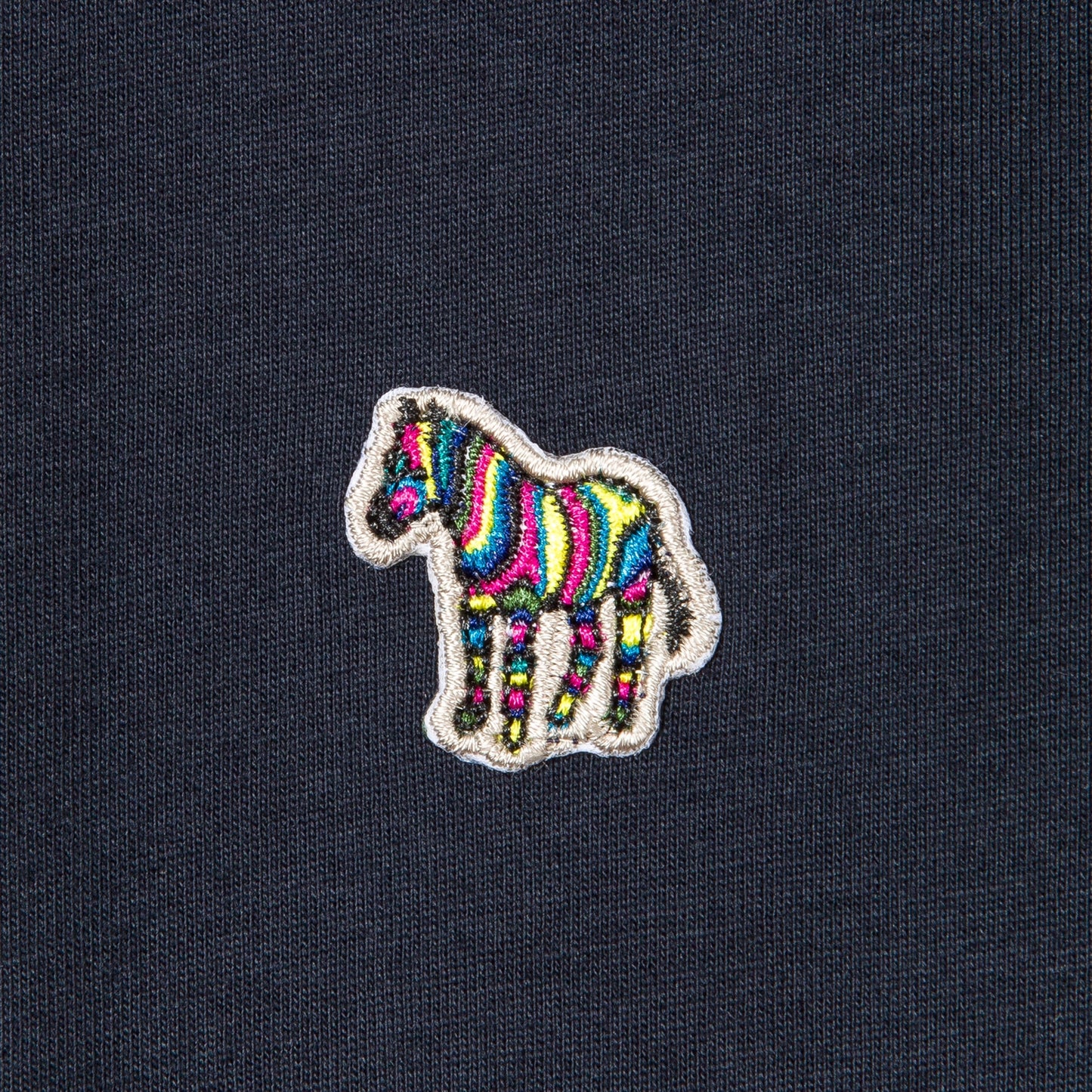 Zebra Badge Reg Fit T-Shirt - Dark Navy