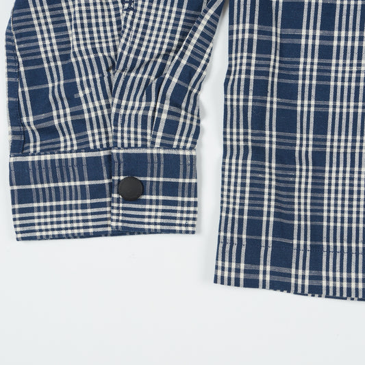 - Casual Fit Shirt Jacket - Indigo