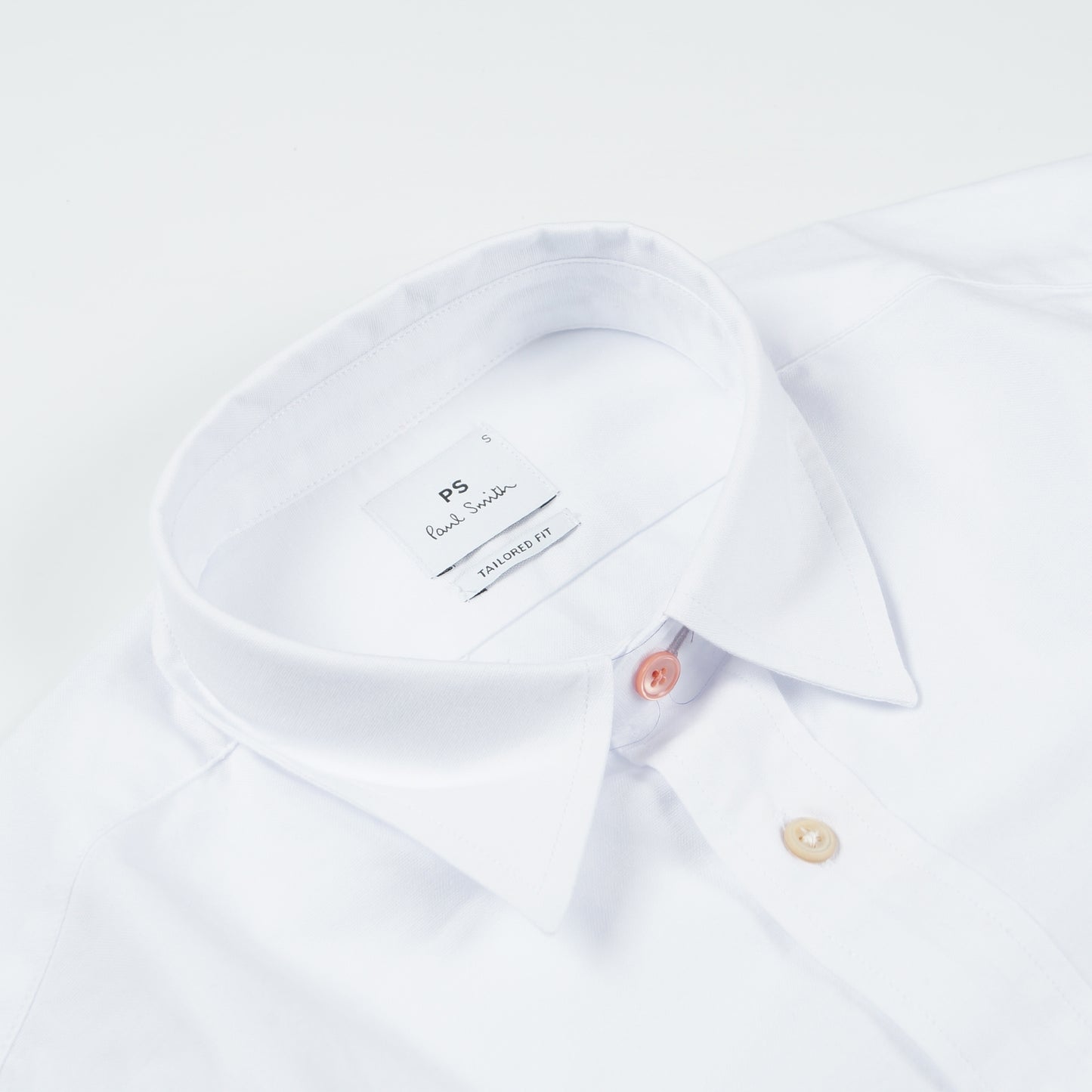 - Tailored Fit Zebra Shirt - White