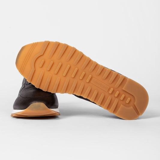 - Velo Eco Leather Trainers - Black