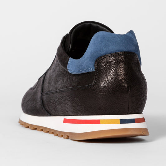 - Velo Eco Leather Trainers - Black