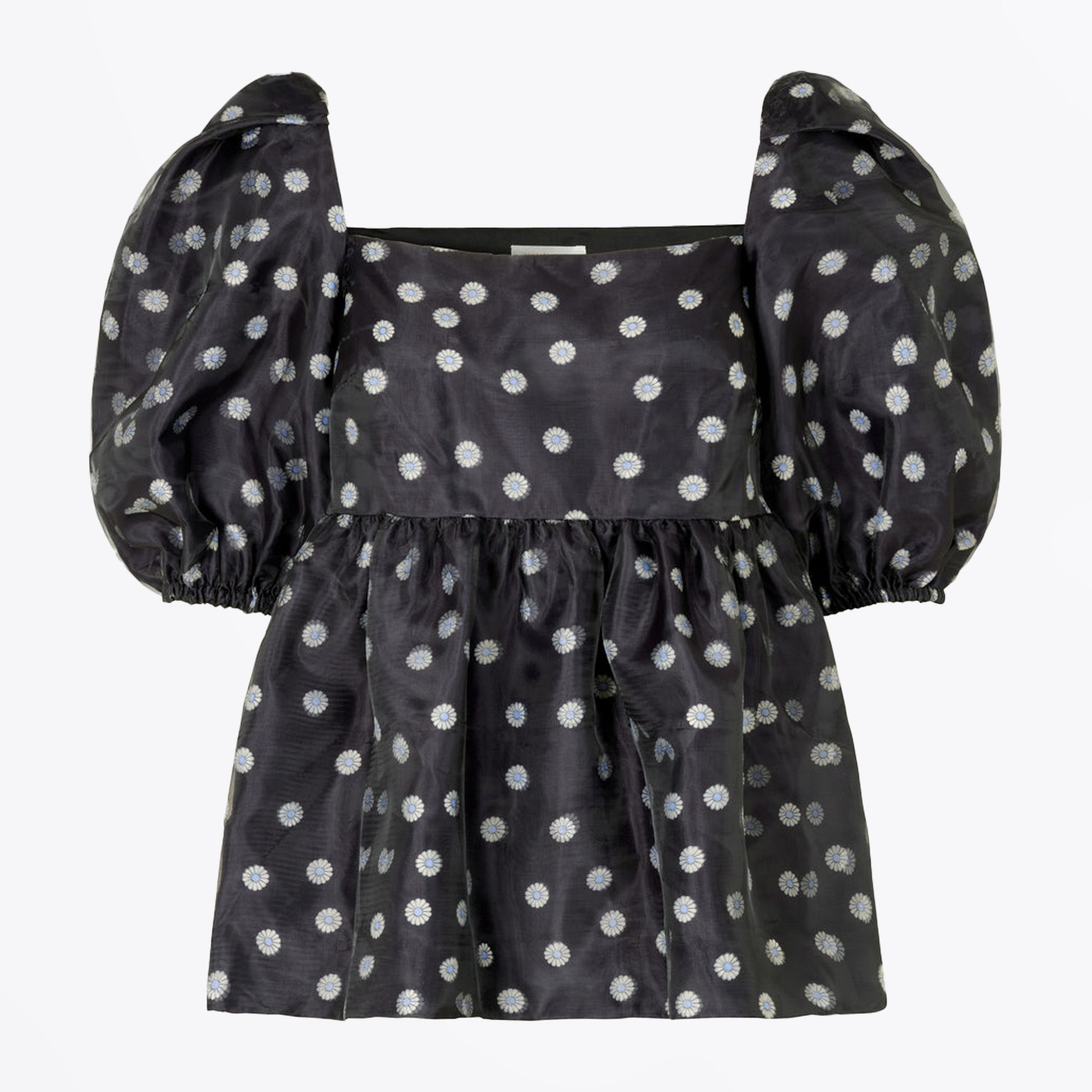 Stine Kinsley Double Organza Top - Black