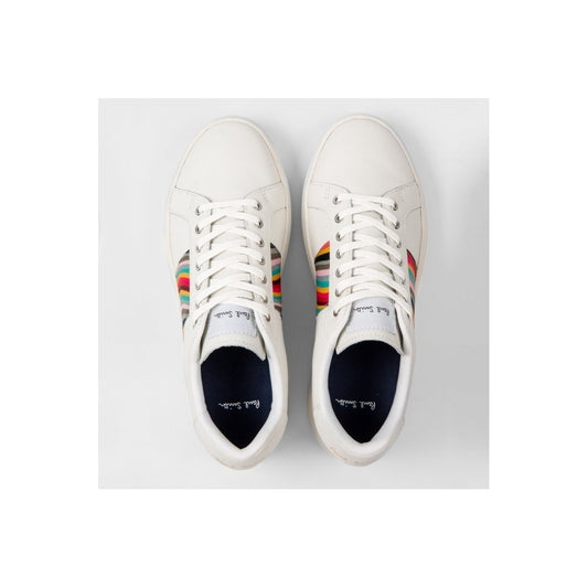 - 'Lapin' Swirl Stripe Sneakers - White