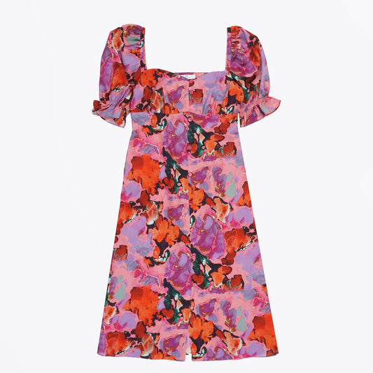 - Printed Dress - Pink