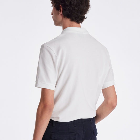 - Zebra Reg Fit Polo Shirt - White