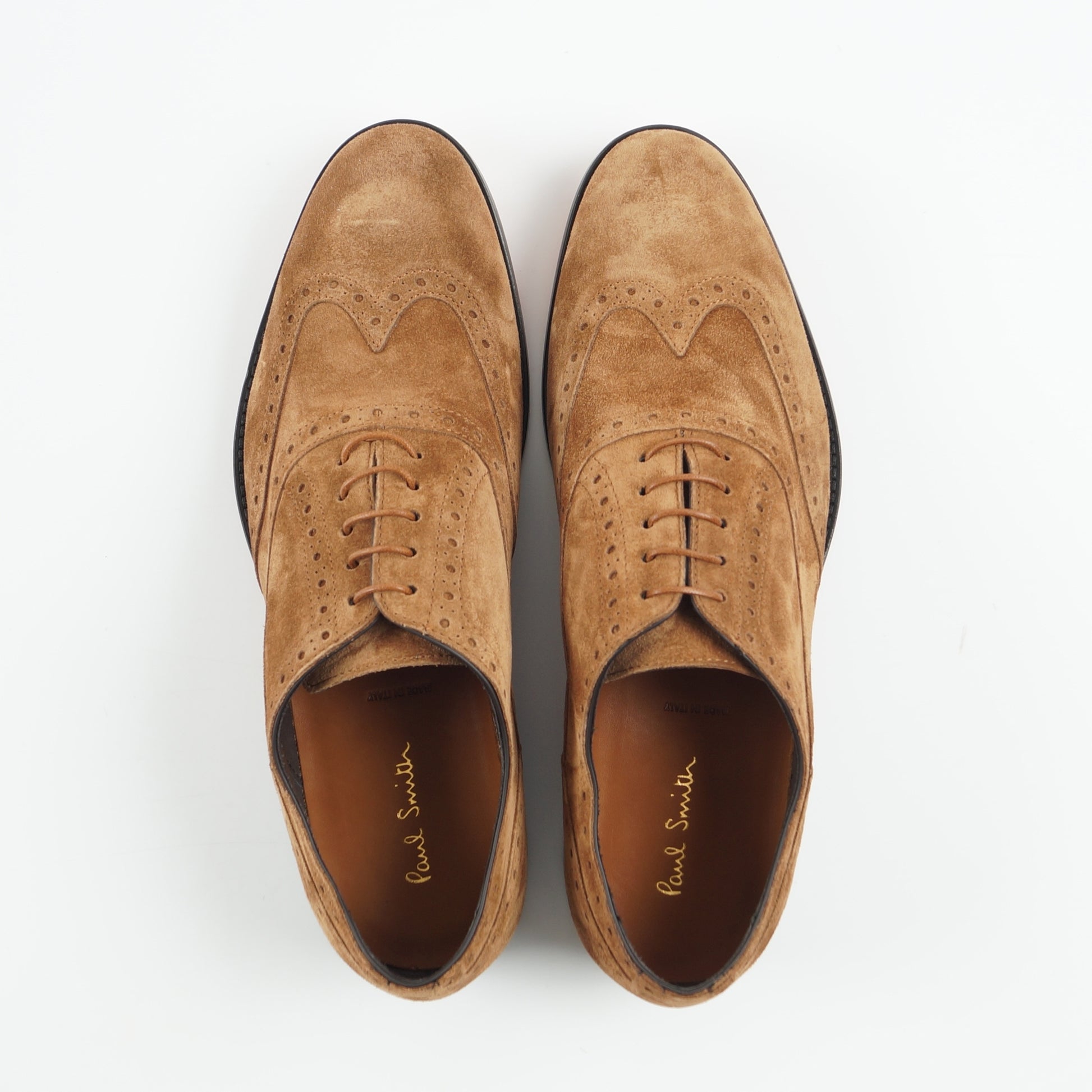 Paul - Galileo Suede Brogues - Tan