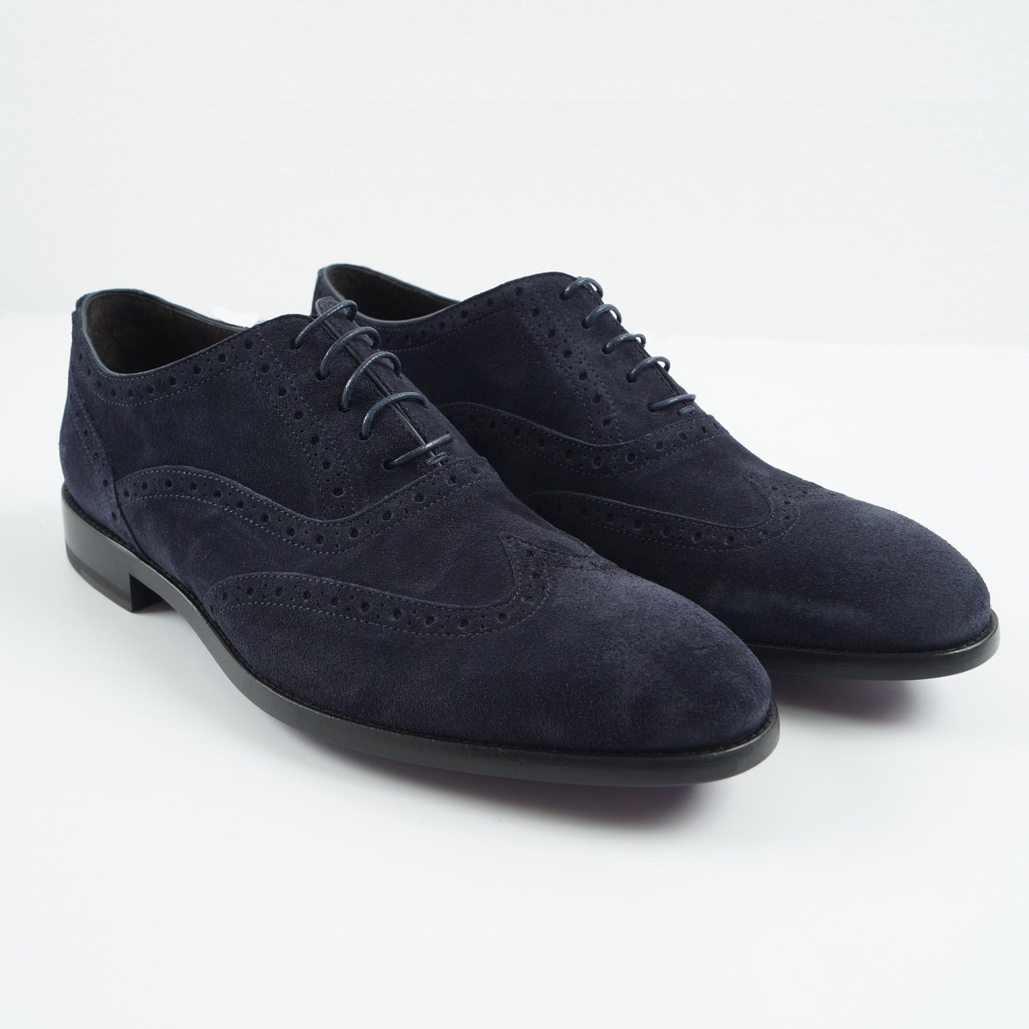 - 'Galileo' Suede Brogues - Navy