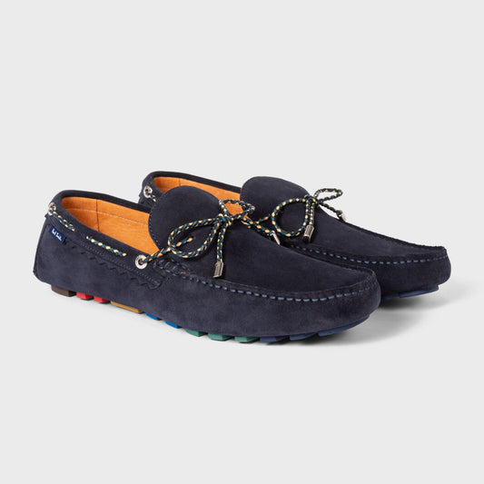 - Springfield Suede Loafers - Very Dark Navy