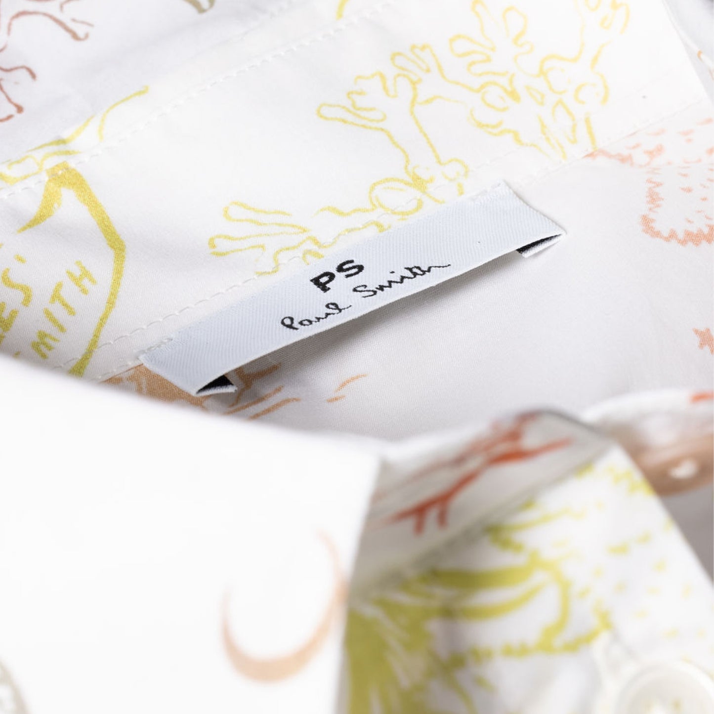 - Sea Tales Print Shirt - White