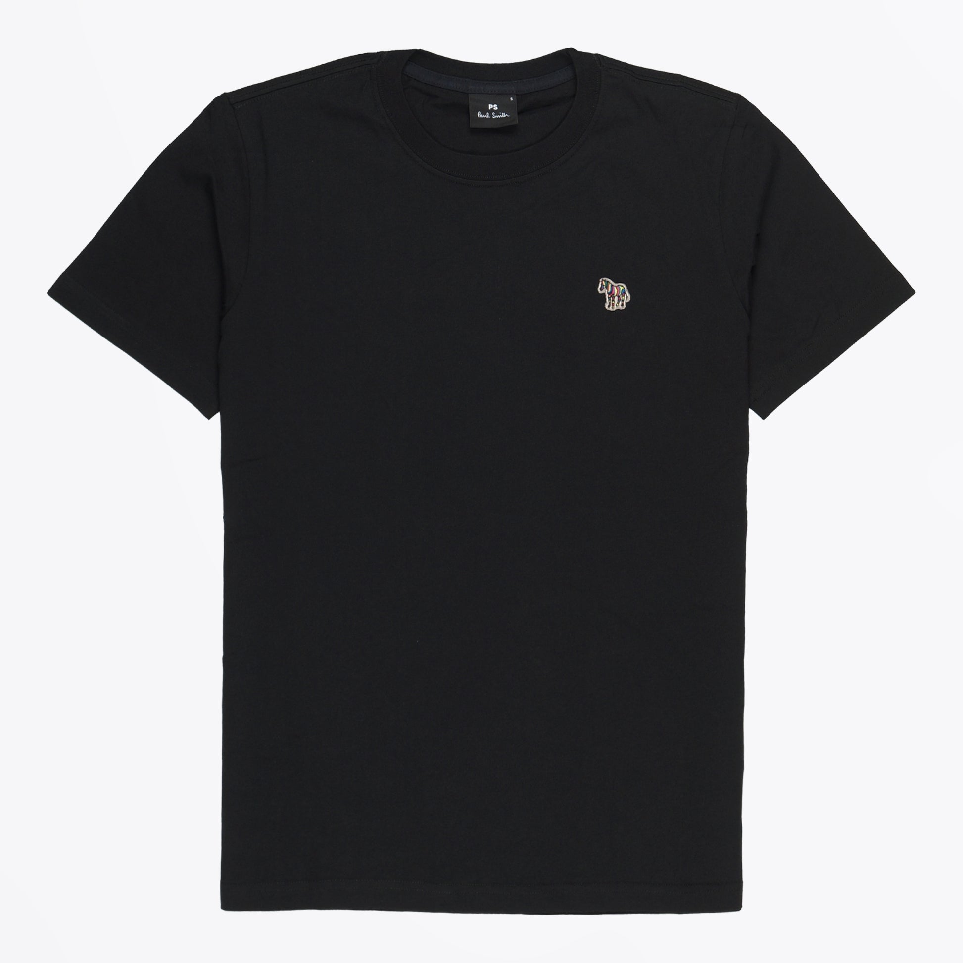Paul Zebra Badge Reg Fit T-Shirt - Black