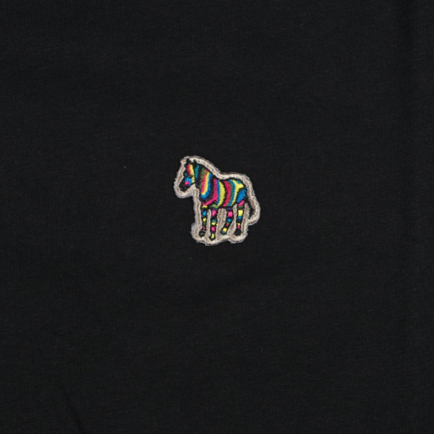 Zebra Badge Reg Fit T-Shirt - Black