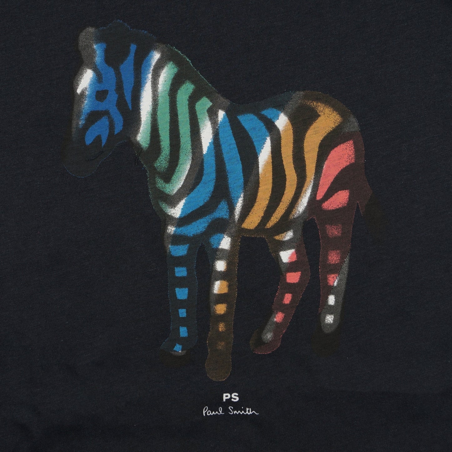 - Regular Fit Zebra T-Shirt - Navy
