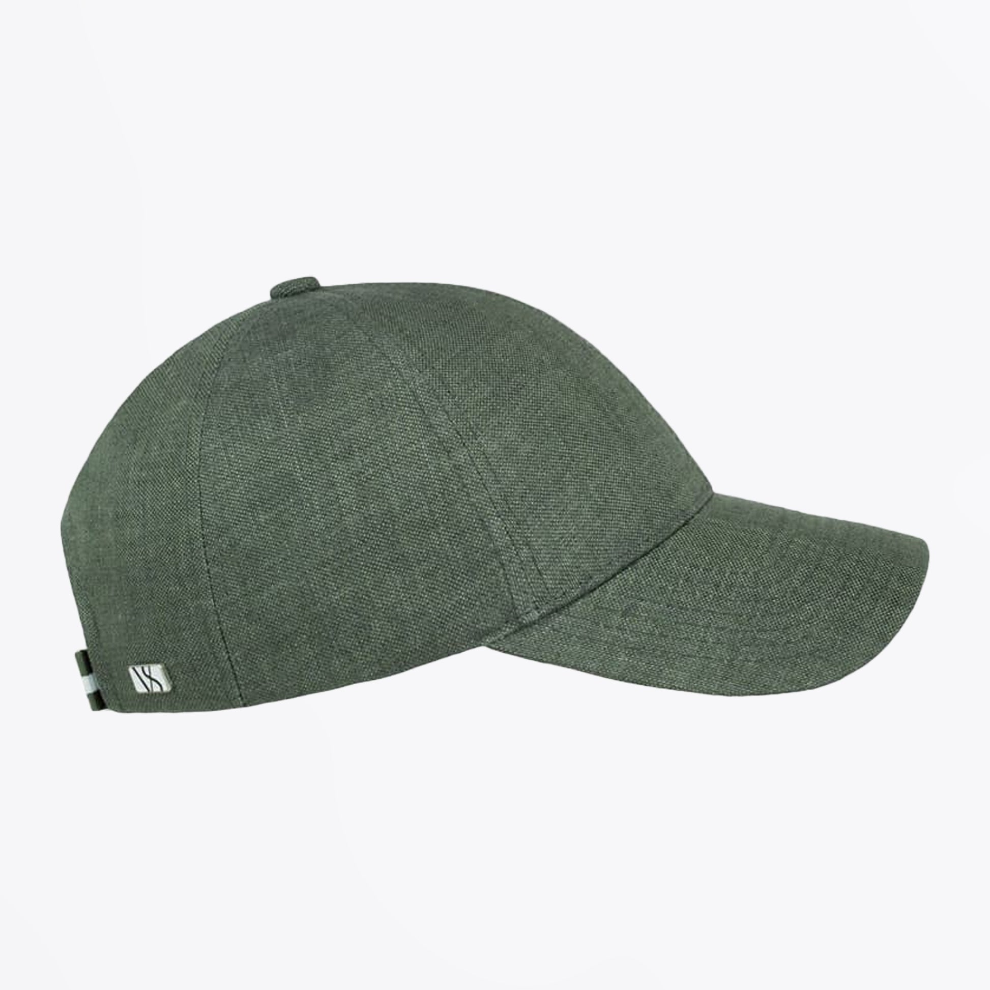 Varsity French Olive Linen Cap