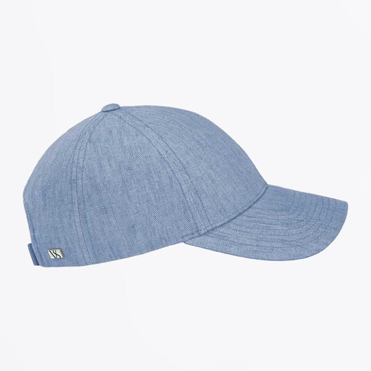 - Azure Linen Cap -