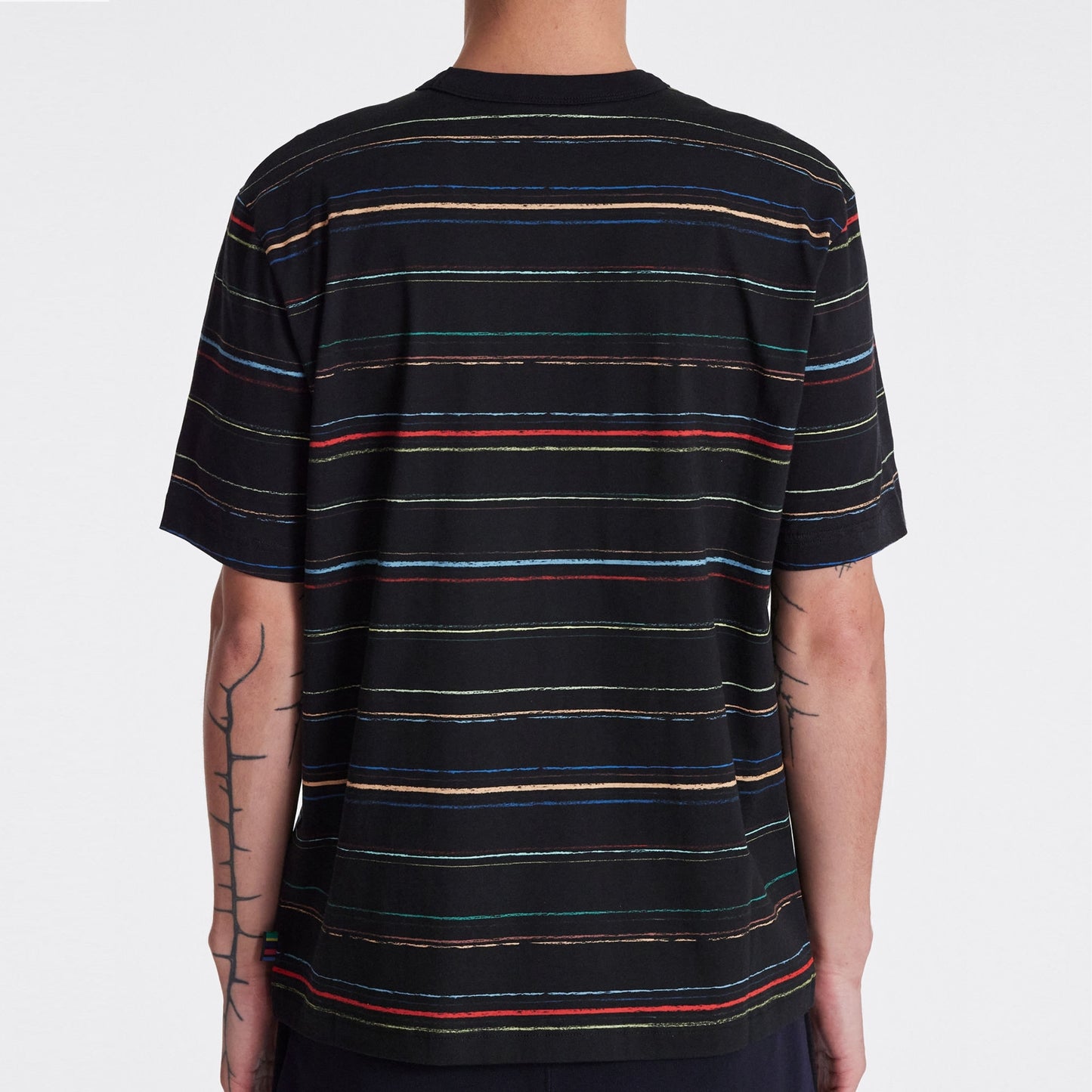 - Stripe T-Shirt - Black