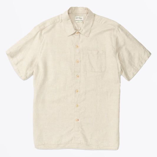- Riviera Short Sleeve Shirt Malin - Beige