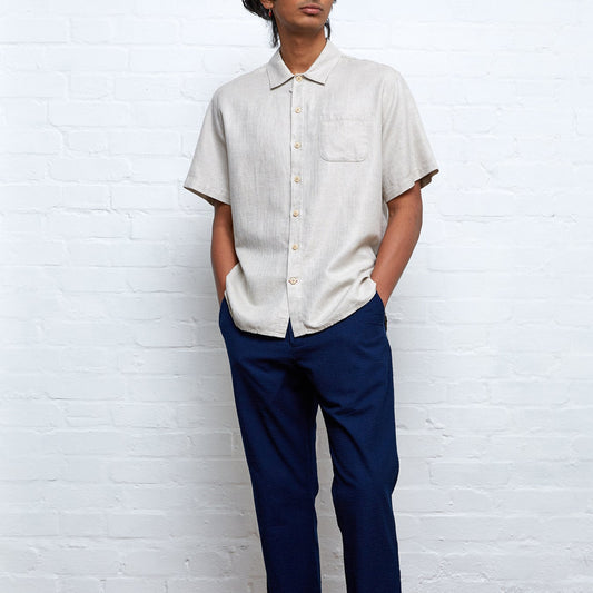 - Riviera Short Sleeve Shirt Malin - Beige