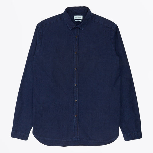 - Clerkenwell Tab Newlyn Shirt - Indigo
