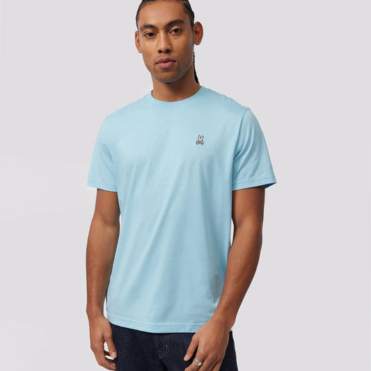 - Classic Crew Neck T-Shirt - Sky Blue