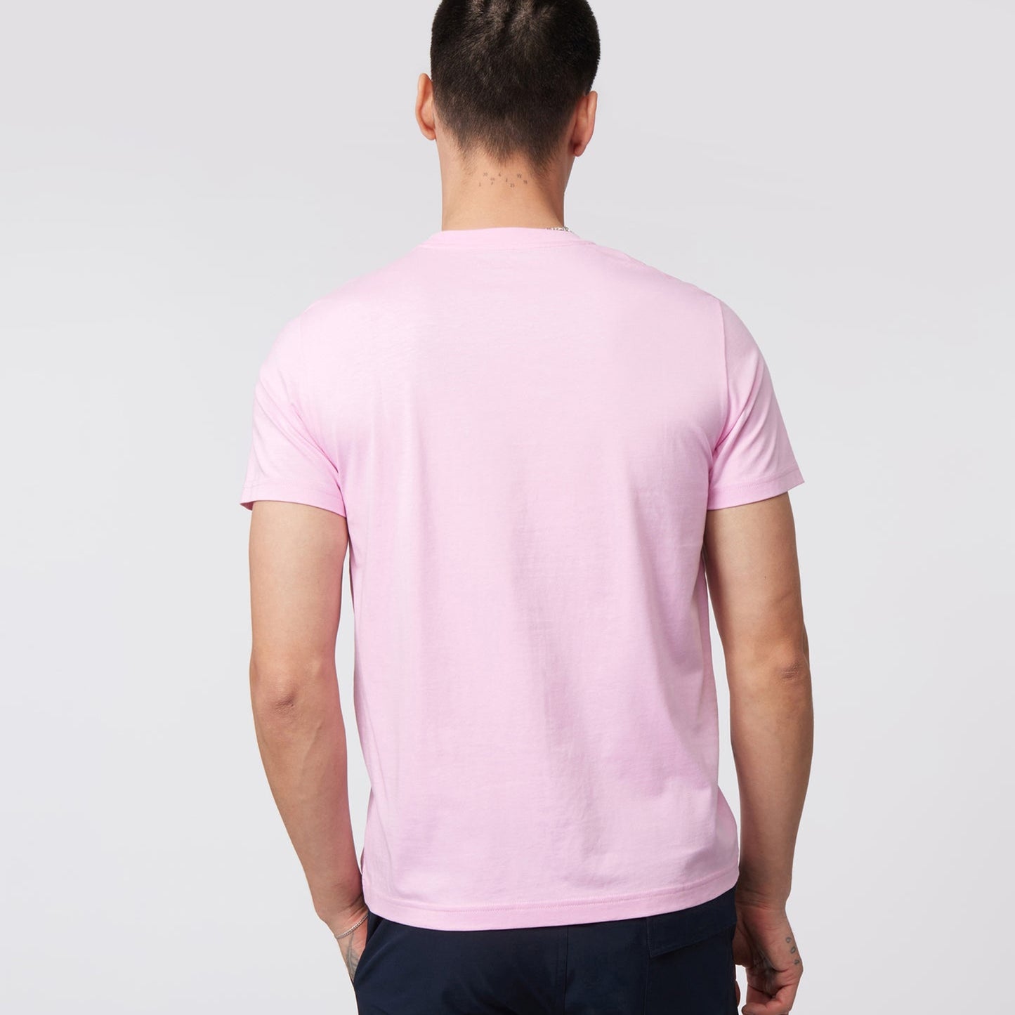- Classic Crew Neck T-Shirt - Pure Pink