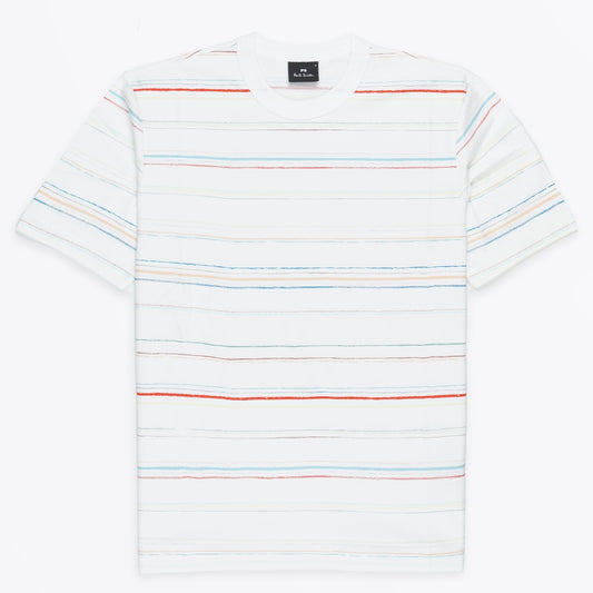 - Stripe T-Shirt - White