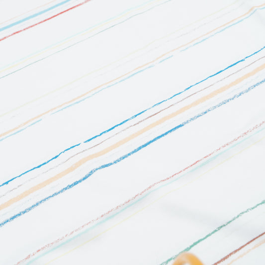 - Stripe T-Shirt - White