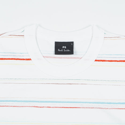 - Stripe T-Shirt - White