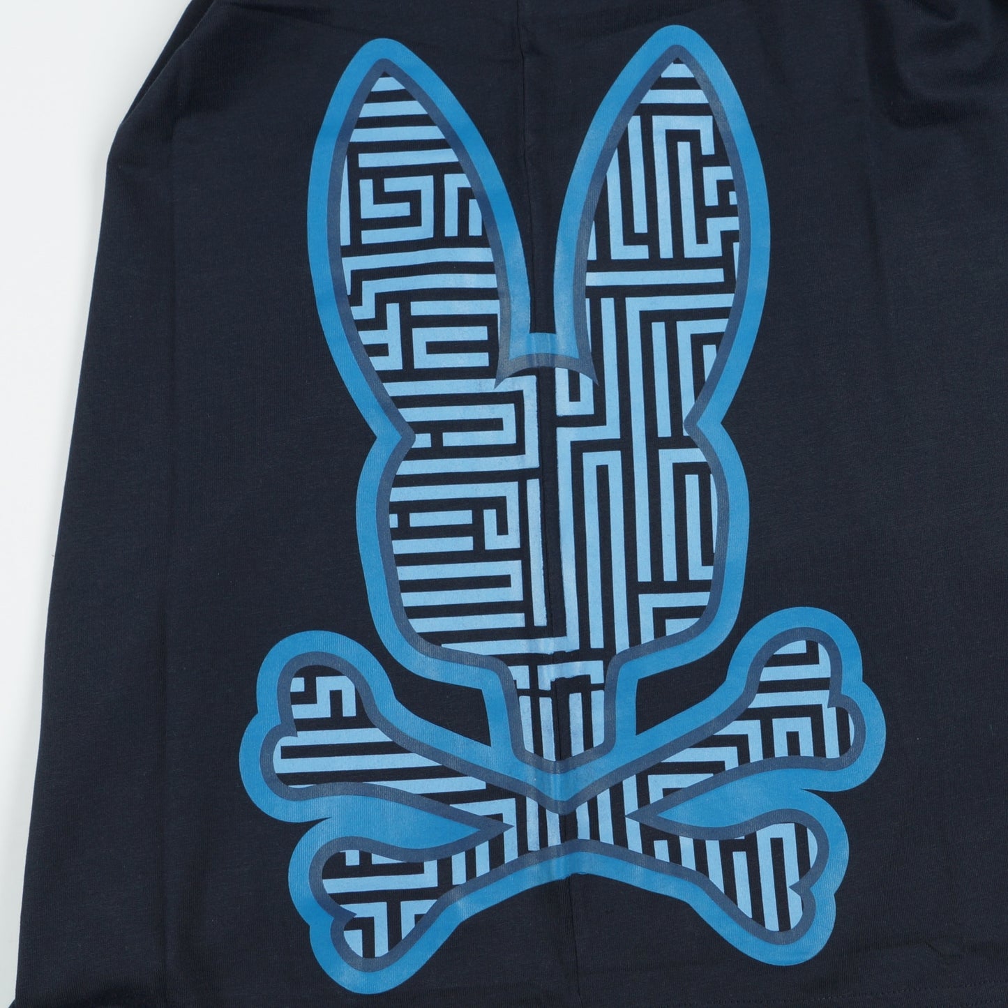 - Dammes Graphic Tee - Navy