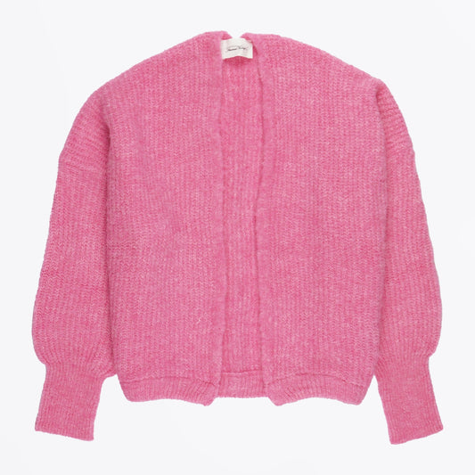 East Open Front Shawl Cardigan - Pink