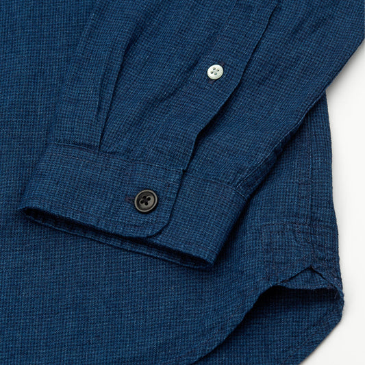 Grandad Shirt Lawes - Navy