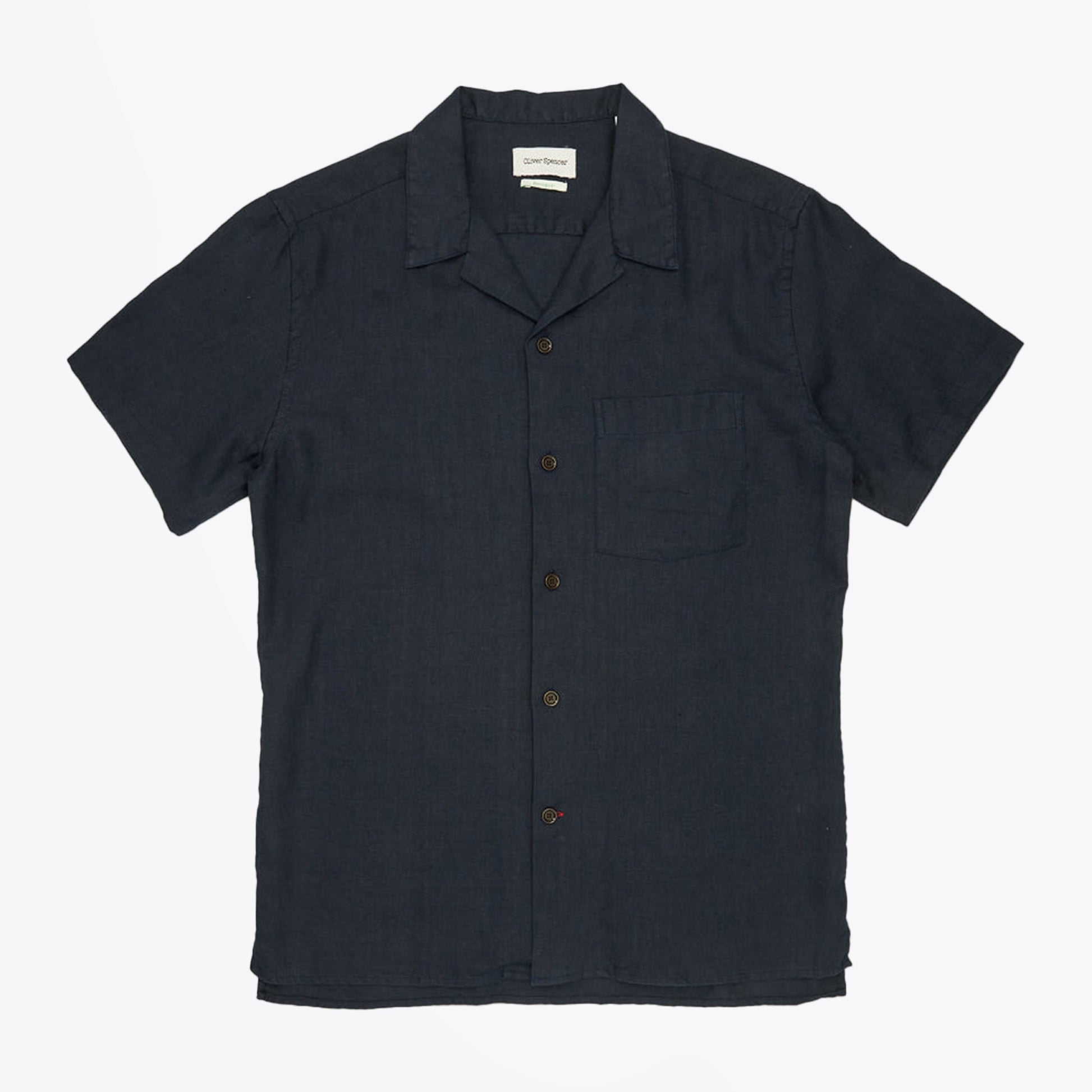 Oliver Havana Short Sleeve Shirt - Navy