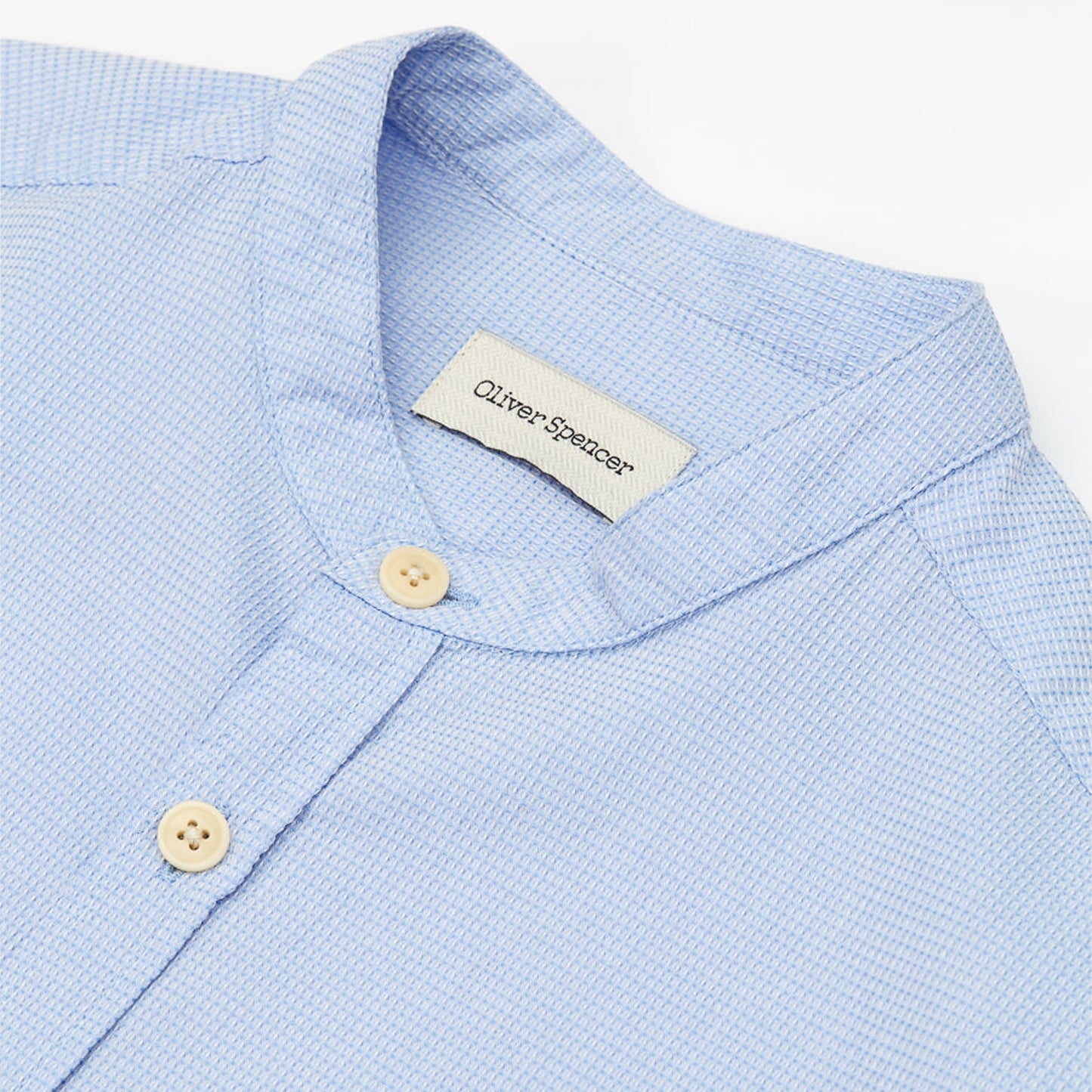 Grandad Shirt Marcus - Blue