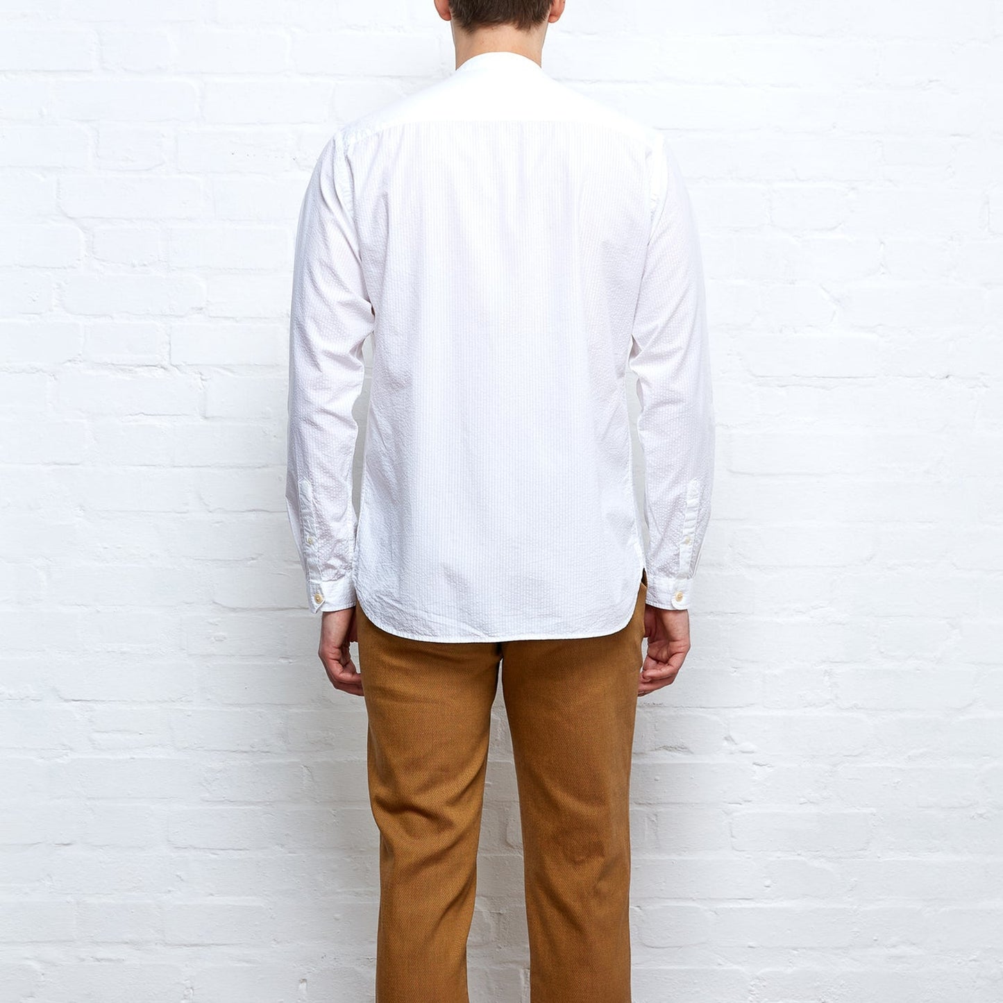 Grandad Shirt Newlyn - White