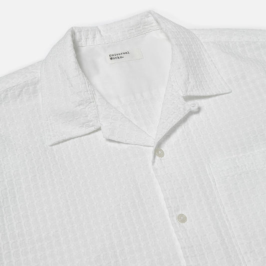 - Delos Cotton Camp Shirt - White