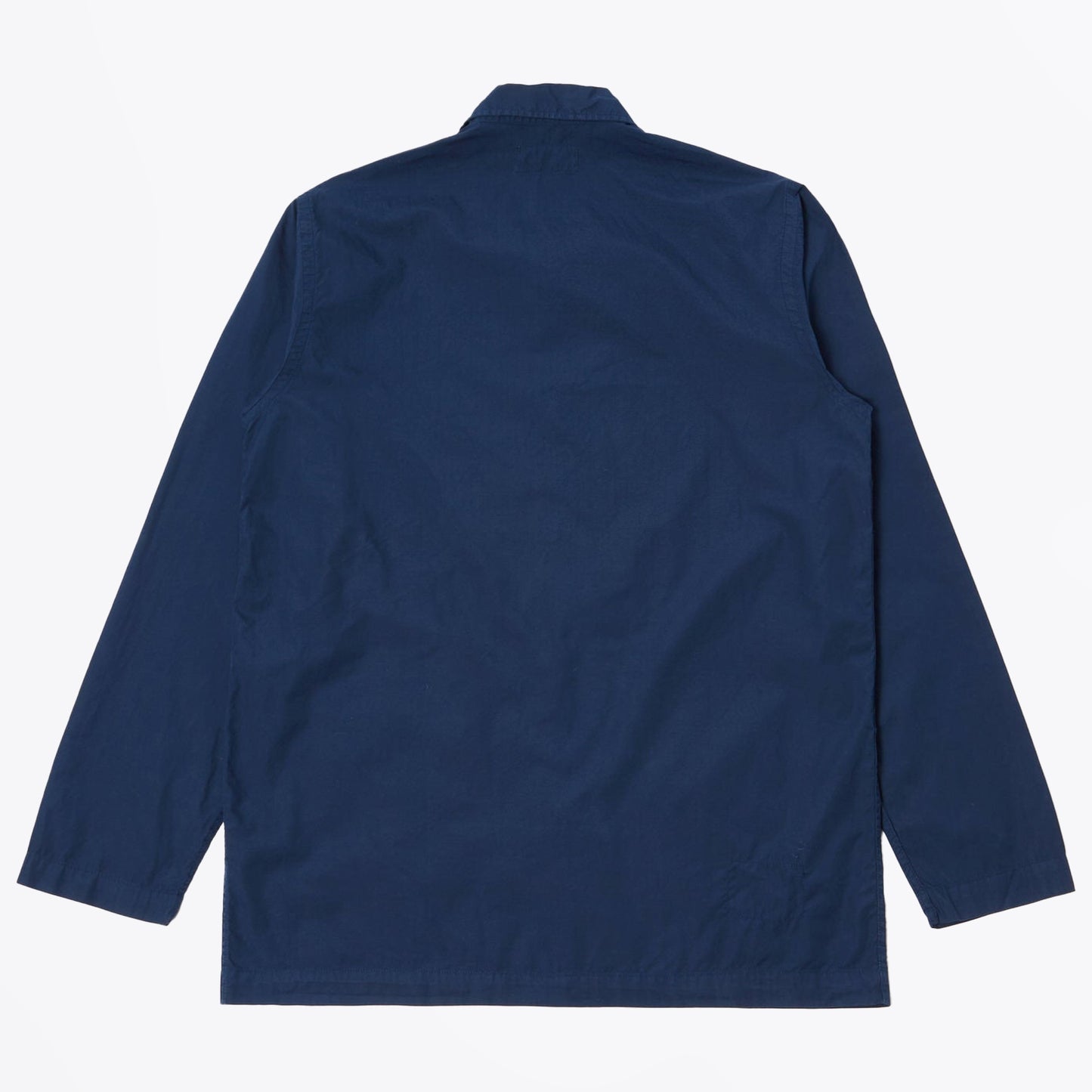 - Organic Fine Poplin Bakers Overshirt - Navy
