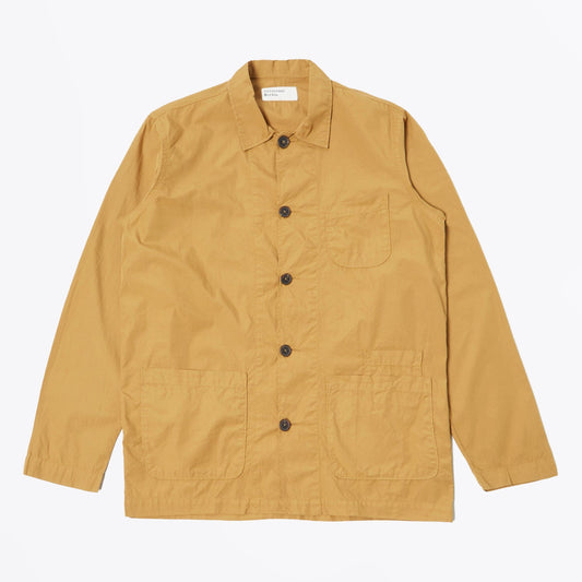 - Organic Fine Poplin Bakers Overshirt - Cumin