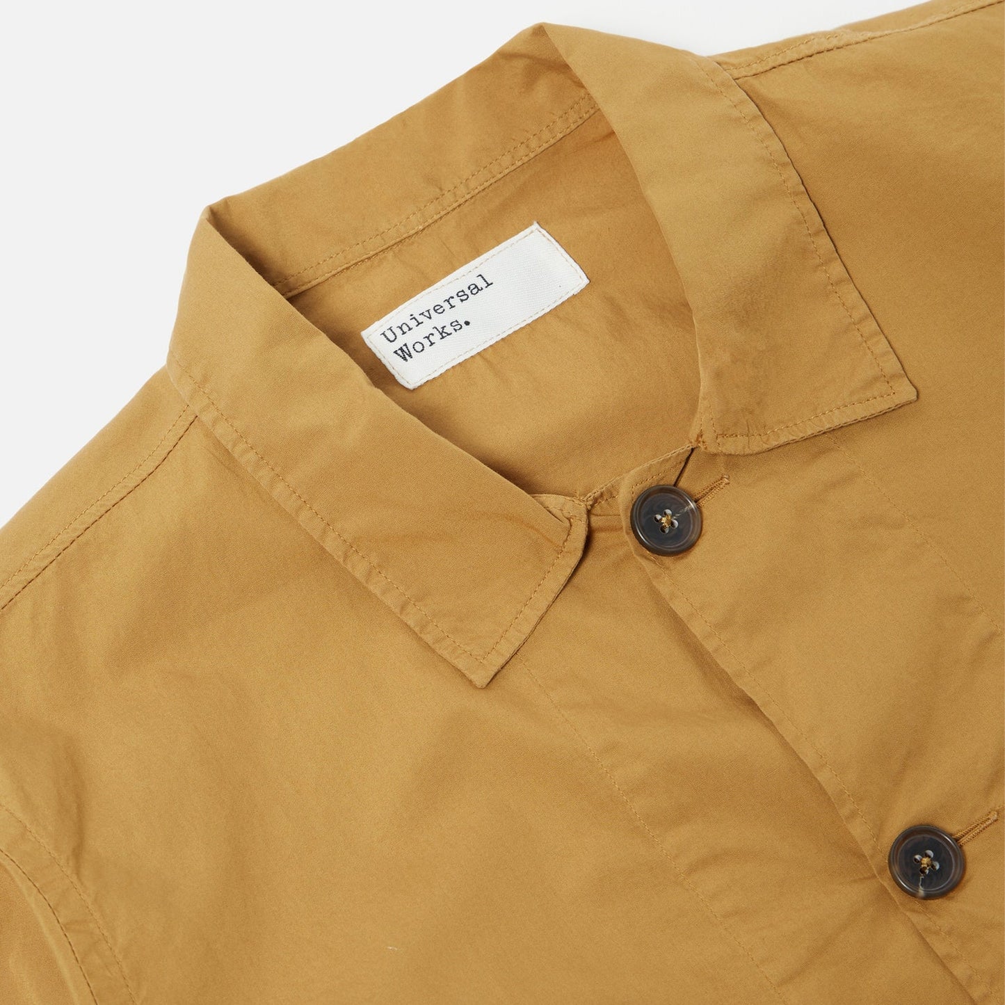 - Organic Fine Poplin Bakers Overshirt - Cumin