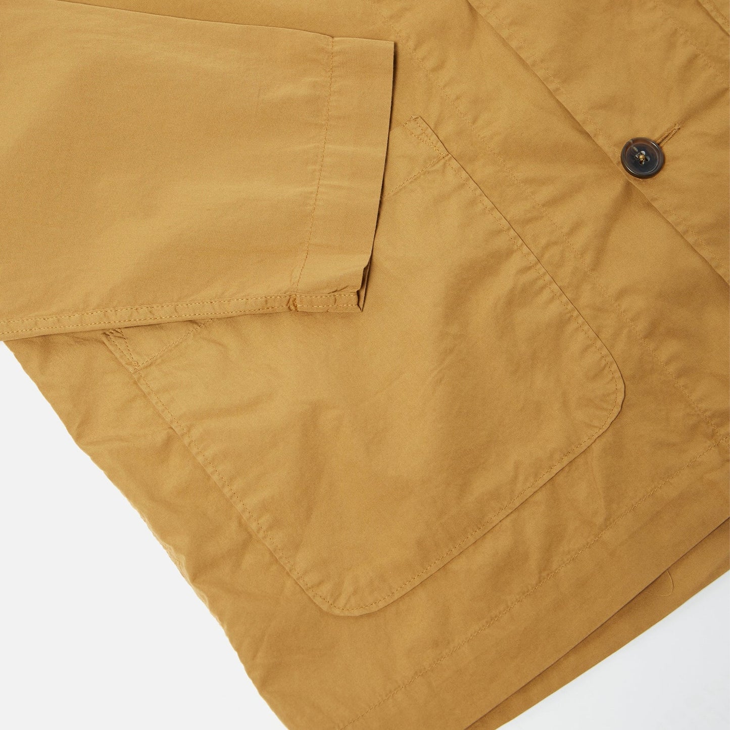 - Organic Fine Poplin Bakers Overshirt - Cumin