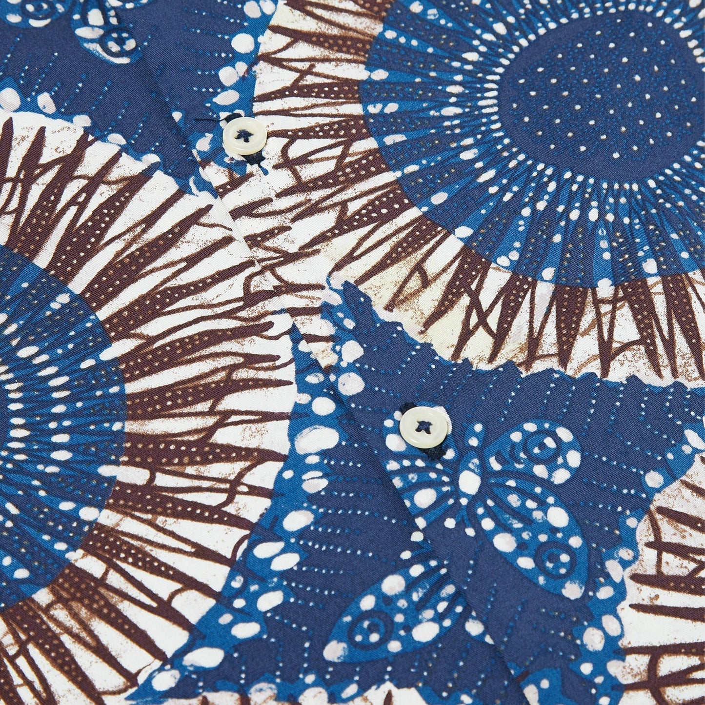 - Hokkoh Print Road Shirt - Navy