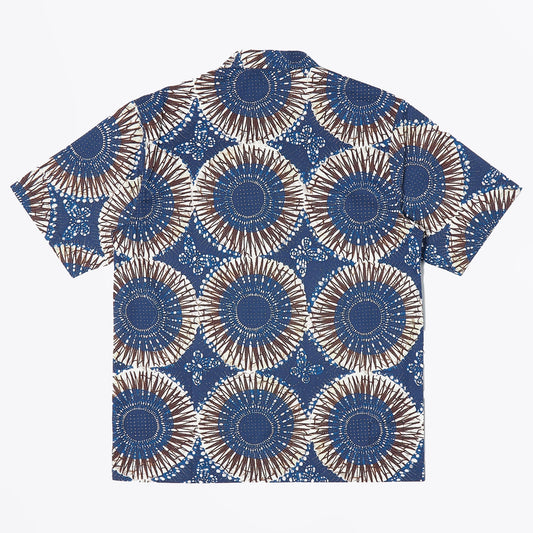 Hokkoh Print Road Shirt - Navy