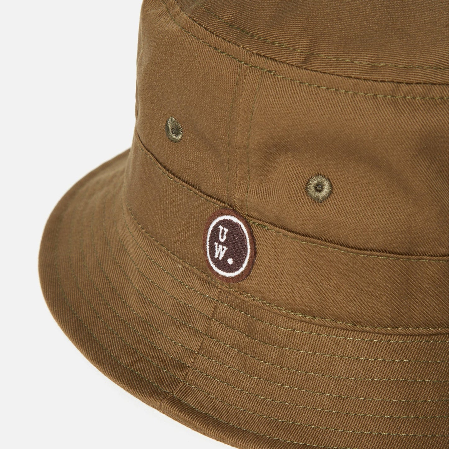 - Twill Cotton Bucket Hat - Brown