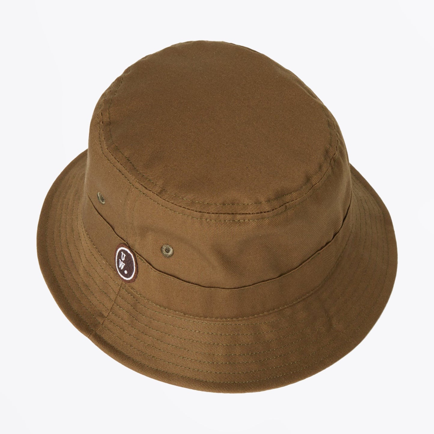 - Twill Cotton Bucket Hat - Brown