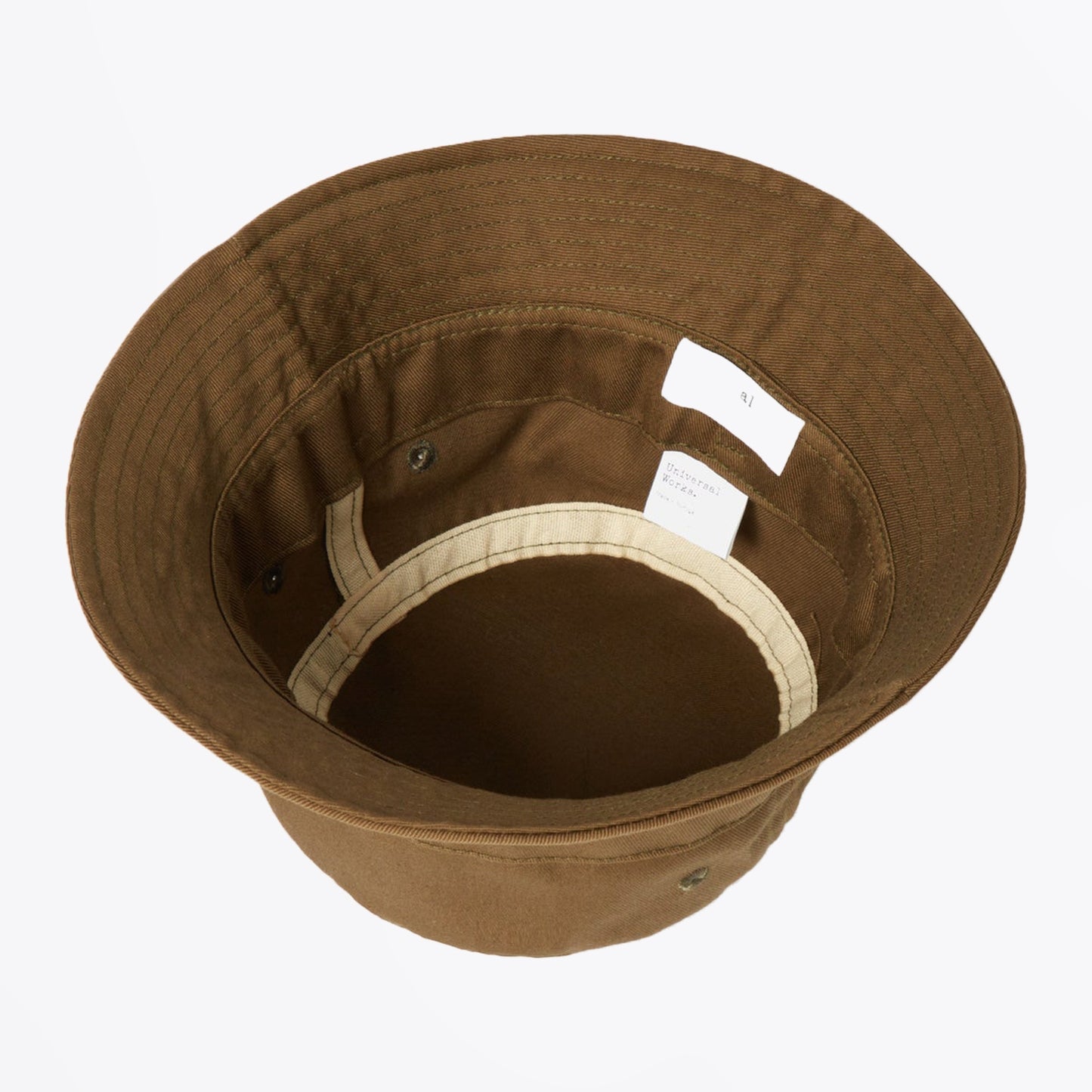 - Twill Cotton Bucket Hat - Brown