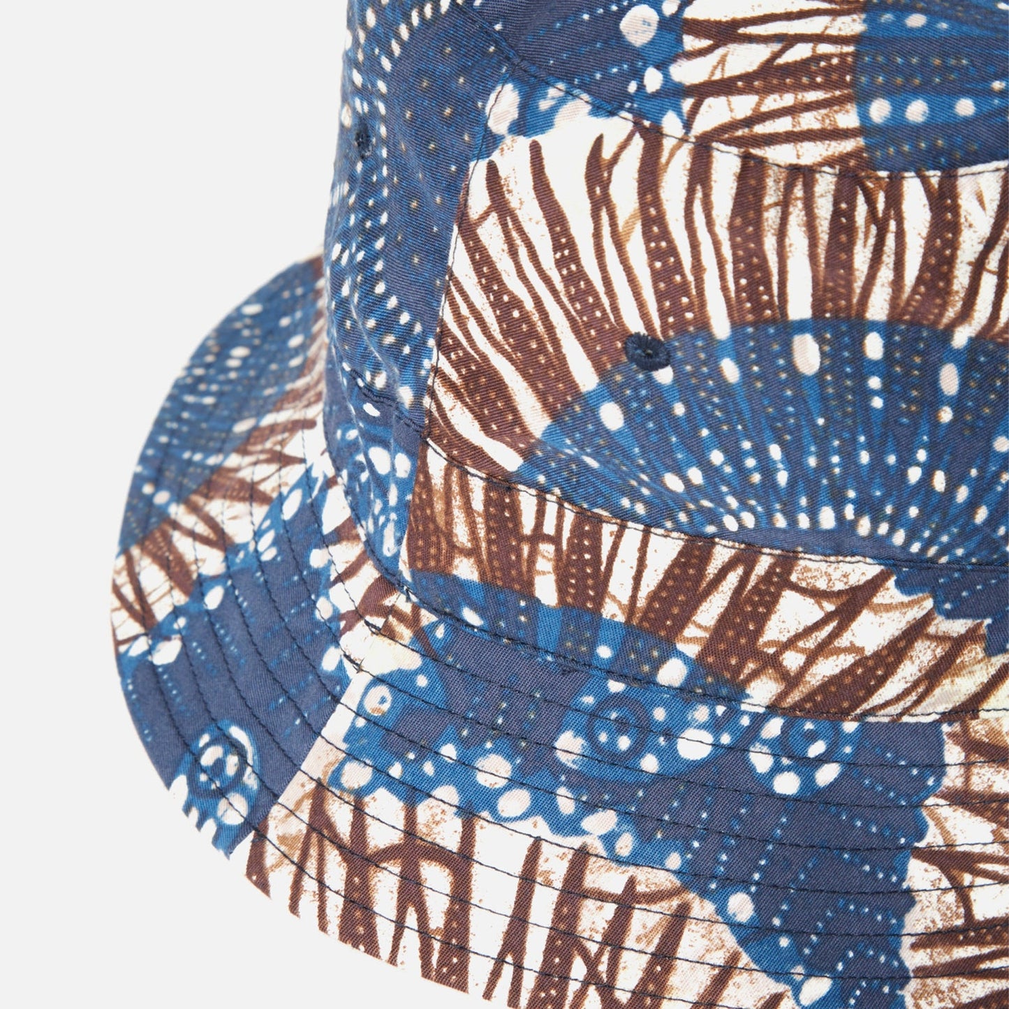 - Hokkoh Print Buckle Hat - Navy