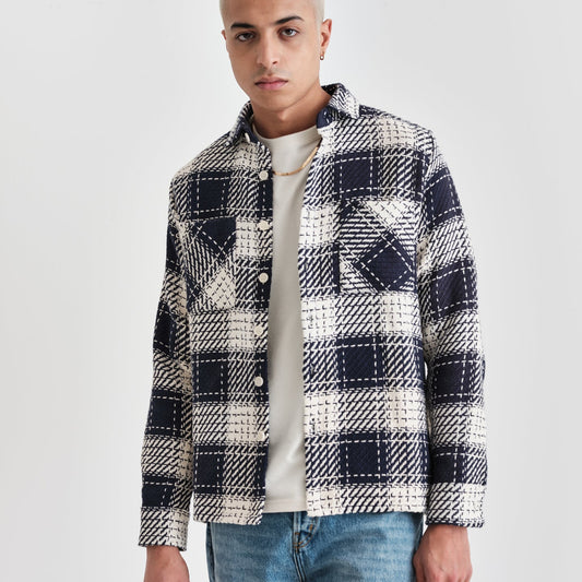 - Whiting Beatnik Overshirt - Marine