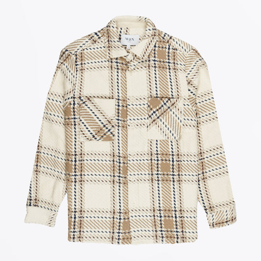 - Whiting Dag Overshirt - Ecru/Beige