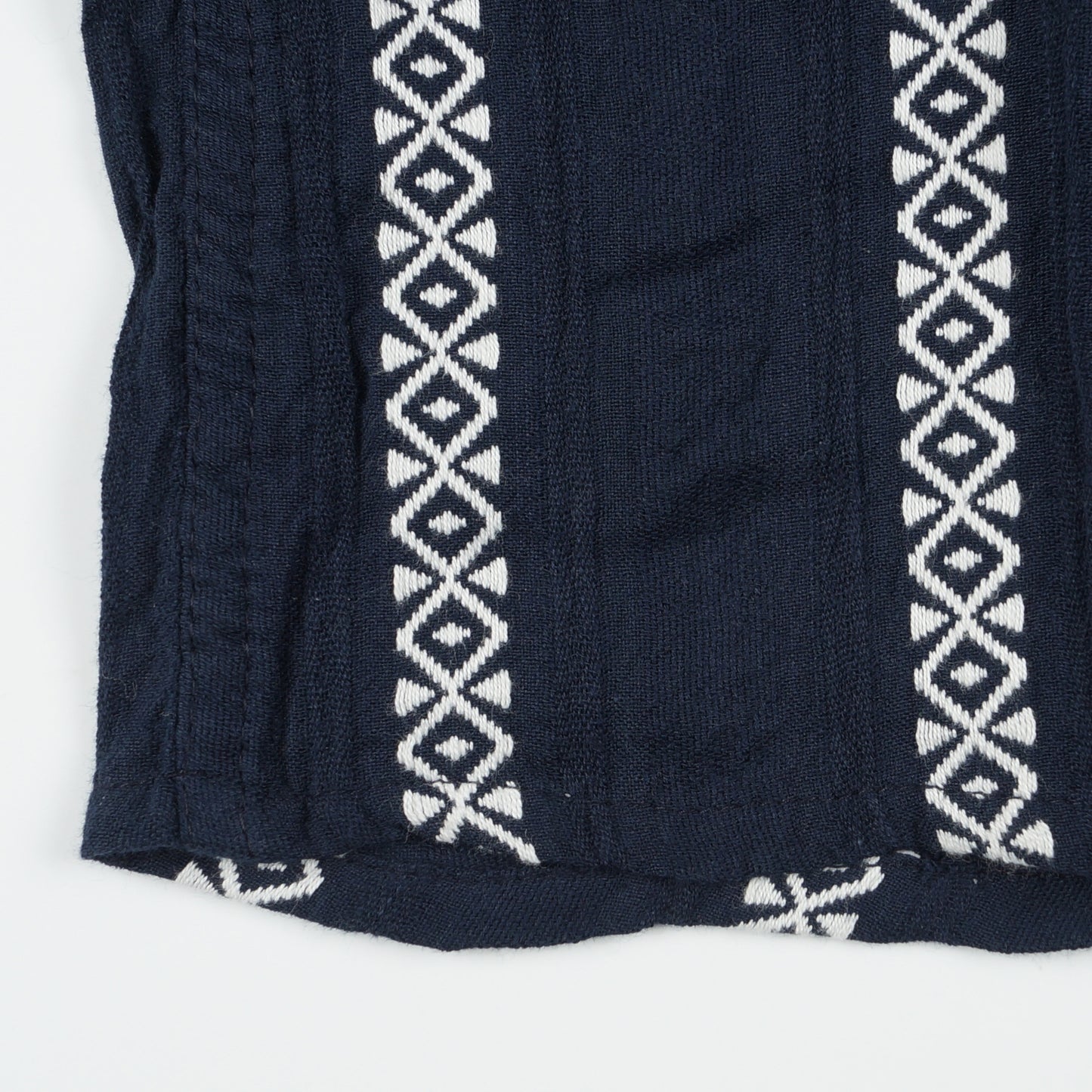 - Didcot Leno Shirt - Navy