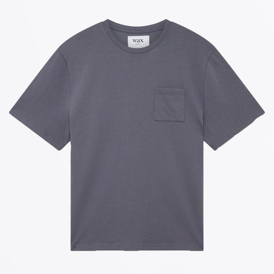 - Dean Pocket T-Shirt - Mid Blue