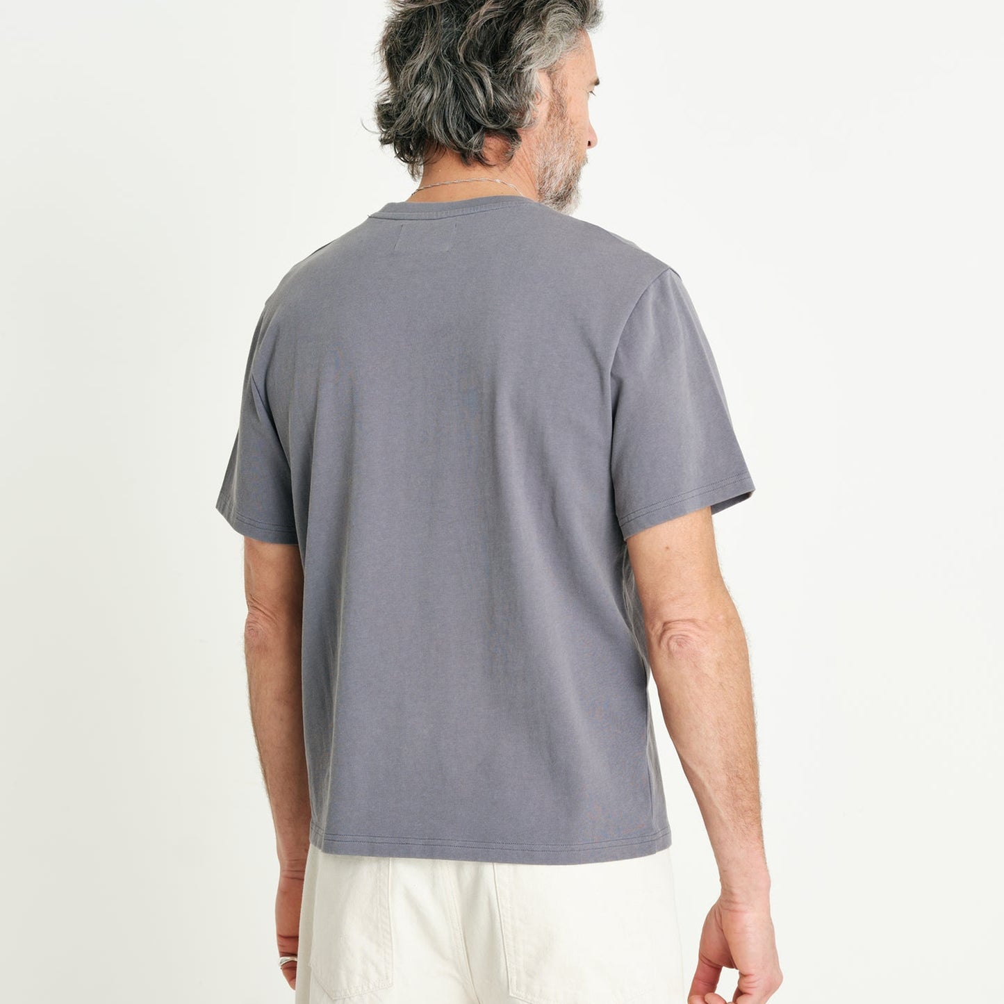 - Dean Pocket T-Shirt - Mid Blue